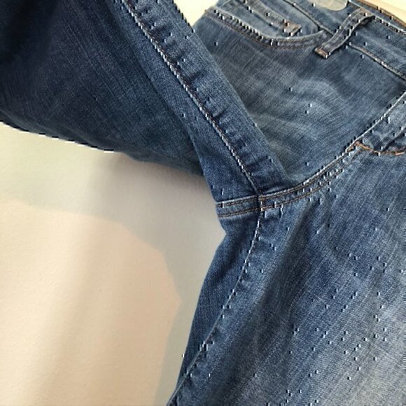 JOES JOE'S JEANS Frida Medium Wash Distressed Ripped Skinny Cropped Ankle Jeans - Picture 6 of 10